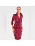 Gretchen Scott Designs Plaid Red Cocktail Dress Size XS - photo 10