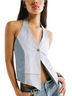 Free People Blue Tank Top Size M - photo 4