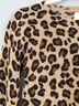 Cynthia Rowley 100% Cashmere Animal Print Multi Color Brown Pullover Sweater Size XS - photo 3
