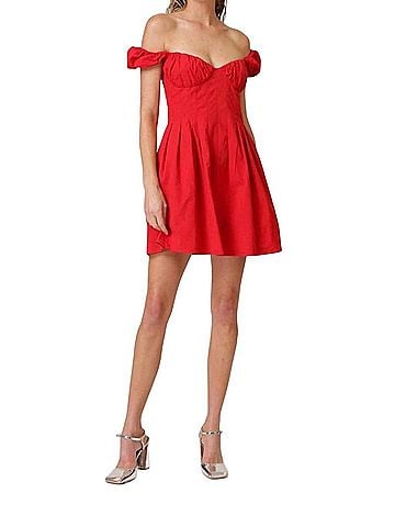 Line & Dot Cocktail Dress (view 1)