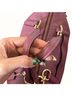 Coach Purple Leather Satchel One size - photo 7