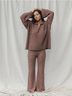 Indigo Luna Brown Pullover Sweater One size - photo 9