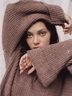 Indigo Luna Brown Pullover Sweater One size - photo 10