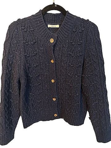 DÔEN Heritage Cable Knit Cardigan (view 1)