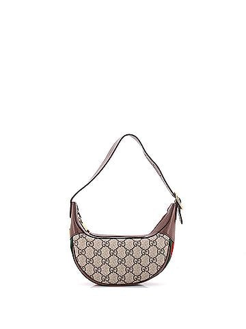 Gucci Ophidia Half Moon Bag GG Coated Canvas Mini (view 1)