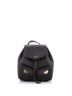 Salvatore Ferragamo 100% Leather Black Multipocket Drawstring Backpack Leather Mini One size - photo 1