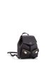 Salvatore Ferragamo 100% Leather Black Multipocket Drawstring Backpack Leather Mini One size - photo 3