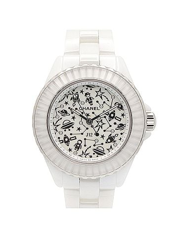 Chanel Chanel J12 Cosmic Ceramic Watch for Women, White (H7990) (view 1)