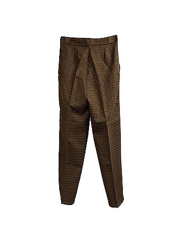 ETRO Etro Checked Trousers in Brown Wool (view 2)