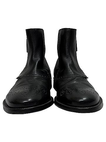ETRO Etro Ankle Boots in Black Leather (view 2)