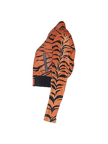 Christian Dior Christian Dior Tiger Print Bomber Jacket in Animal Print Calfskin (view 2)