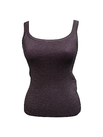 Max Mara  Max Mara Metallic Tan Top in Violet Viscose (view 1)