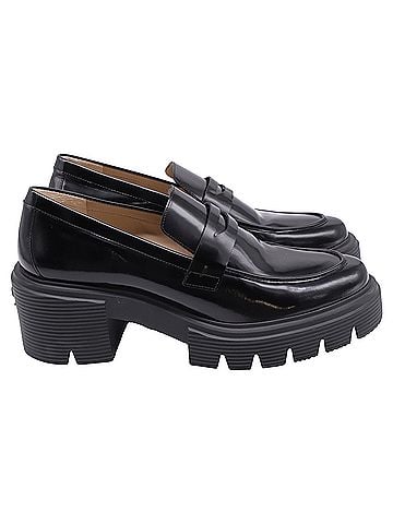 Stuart Weitzman Stuart Weitzman Soho Loafers in Black Leather (view 1)