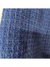 Boston Proper 97% Polyester 3% Spandex 67% Cotton 67% Acrylic 3% Wool 3% Lurex 100% Polyester Stripes Blue Casual Dress Size 4 - photo 5