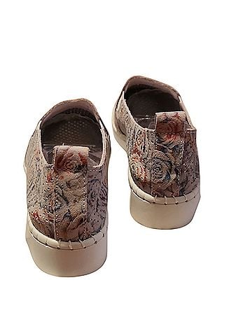 Bernie Mev Multi-Colored Floral perforated Suede upper Sneakers (view 2)