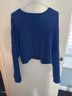 Madewell Blue Cashmere Pullover Sweater Size S - photo 4