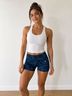 Gymshark Camo Blue Athletic Shorts Size 8 - photo 4