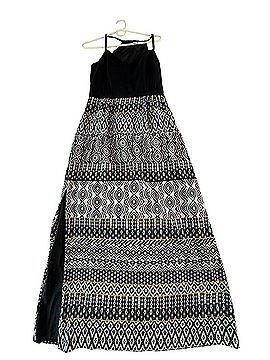 fitted lace wedding dress Miss Circle Women's Raelyn Black and White Business Casual Maxi Dress main image 1