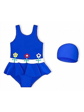 Florence Eiseman Girls Tank Top in Royal (view 1)