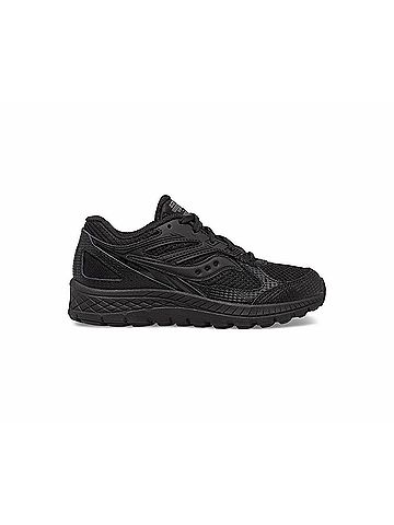 Saucony Kid's Cohesion 14 Ltt Sneaker in Black (view 1)