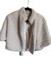 Chico's 100% Polyester 100% Faux Fur Ivory Faux Fur Jacket Size S - photo 1