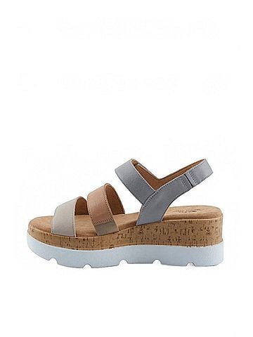 Spring Step Women's Acey Sandal in Grey Multi (view 2)
