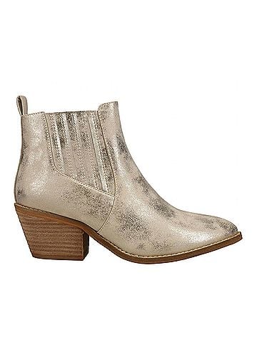 Corkys Women's Metallic Potion Bootie in Gold (view 1)