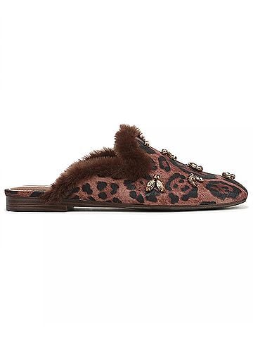Circus NY by Sam Edelman Women's Tillie Cozy Mule in Brown Leopard (view 1)