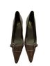 Brooks Brothers 100% Leather Brown Heels Size 9 - photo 1