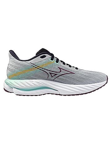 Mizuno Women's Inspire 21 Running Shoes in Gray/Navy (view 1)