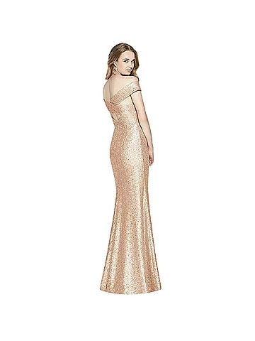 Dessy Collection 3011 Elle Sequin Cocktail Dress (view 2)
