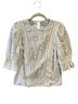 Veronica Beard 100% Cotton White 3/4 Sleeve Blouse Size 2 - photo 1