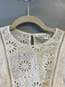 Veronica Beard 100% Cotton White 3/4 Sleeve Blouse Size 2 - photo 4