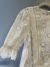 Veronica Beard 100% Cotton White 3/4 Sleeve Blouse Size 2 - photo 5