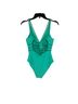 Becca Solid Blue One Piece Swimsuit Size S - photo 2