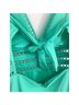 Becca Solid Blue One Piece Swimsuit Size S - photo 6