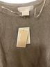 Michael Kors Brown Gold Yellow Short Sleeve Blouse Size P (petite) - photo 3