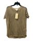 Michael Kors Brown Gold Yellow Short Sleeve Blouse Size P (petite) - photo 16