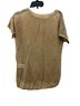 Michael Kors Brown Gold Yellow Short Sleeve Blouse Size P (petite) - photo 2
