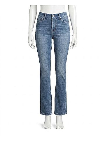 Nicole Miller Kensington High Rise Boot Jean in Medium Blue (view 1)
