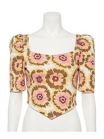 Free People Give Me More Top in Ivory Combo (view 1)
