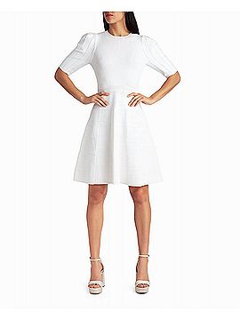 chinese dress ladies Nicole Miller Women's Solid Cotton Metal Ruffle Front Dress Dress, Catalina  Blue, 2 at Amazon Women's Clothing store