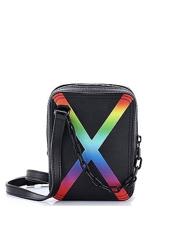 Louis Vuitton Danube Messenger Bag Rainbow Taiga Leather (view 1)