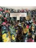 LoveShackFancy Floral Black Green Pink Long Sleeve Blouse Size XS - photo 3