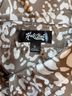 Hale Bob 100% Polyester Animal Print White Tan Sleeveless Blouse Size 6 - photo 3