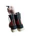 Sorel 100% Leather Red Boots Size 7 1/2 - photo 2
