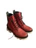 Sorel 100% Leather Red Boots Size 7 1/2 - photo 1