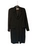 maxmara 100% Wool Stripes Black Wool Dress Size 6 - photo 1