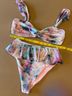Beach Riot Tie-dye Multi Color Two Piece Swimsuit Size 7 - photo 9