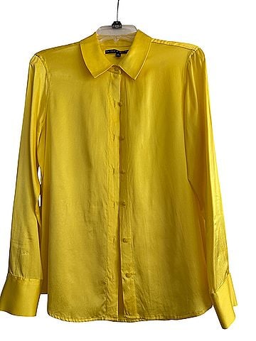 Antonio Melani Long Sleeve Silk Top (view 1)